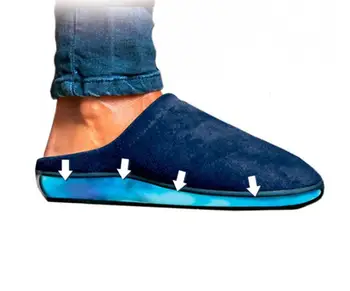 Zapatillas estar de por casa mujer hombre unisex con suela de gel confortable pantuflas calzado de invierno para hogar plantilla