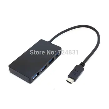 Zihan USB-3.1 C-Tüüpi USB-C Mitut 4-Port Hub-Adapter Kõrge Kvaliteedi Tablet PC Sülearvuti Mac book Support Windows 8