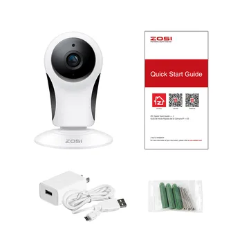 ZOSI Traadita Wi-Fi IP Kaamera 1080P Full HD Siseruumides Öise Nägemise Järelevalve Mini Home Security Kaamera kahesuunaline Audio ja Hoiatuse