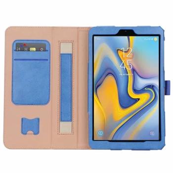 Äri Klapp PU Nahk Mälukaart Randmepael Seista Omanik Tableti Kate Samsung Galaxy Tab 8.0 2018 T387 SM-T387W SM-T387V Juhul