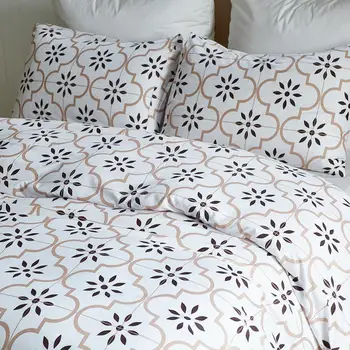 Ühe voodi pesu elegantne Voodipesu voodi kate euro voodipesu komplekt tekikott Bedclothes Tekk Katab Padjapüür kodutekstiili
