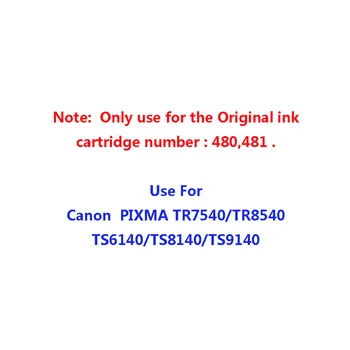Ühilduva PGI-480 CLI-481 KGT 480 CLI 481 XXL tindikassett CANON PIXMA TR7540 TR8540 TS6140 TS8140 TS9140 inkjet printer